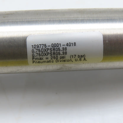 Parker 0.75DXPSR05.38 3/4" Bore 5-3/8" Stroke Double Acting Air Cylinder 250 psi