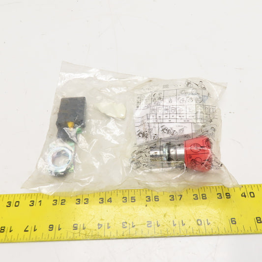 Allen-Bradley 800FM-MT44MX11S 40mm Twist-to-Release Emergency Stop Assembly