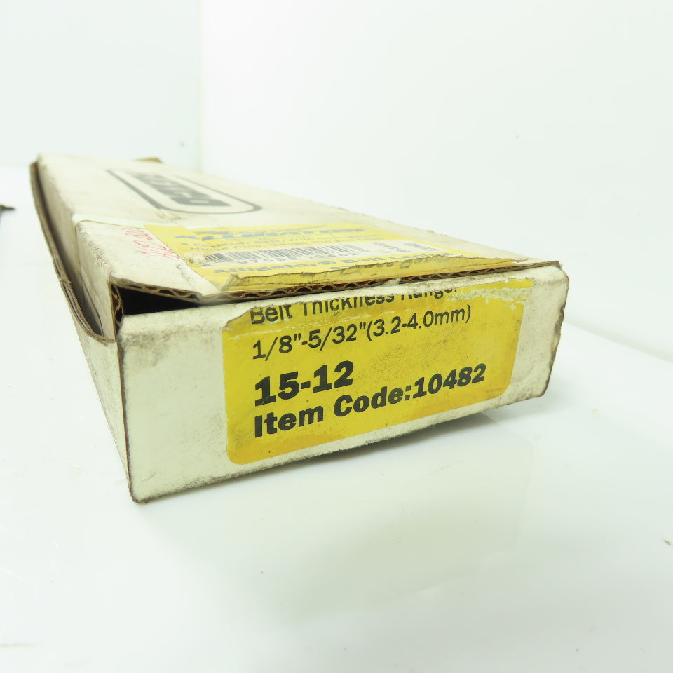 Flexco 10482 15-12 Alligator Belt Lacing Fastener Set Steel 4-Sets