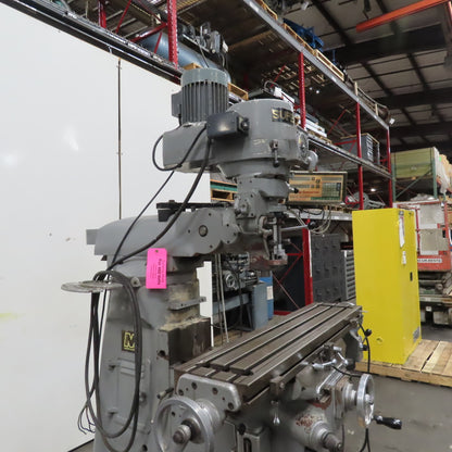 Supermax YCM-1-1/2V 42" x 9" Knee Mill 208-230/480V 3Ph 2Hp W/ DRO Power X-Axis