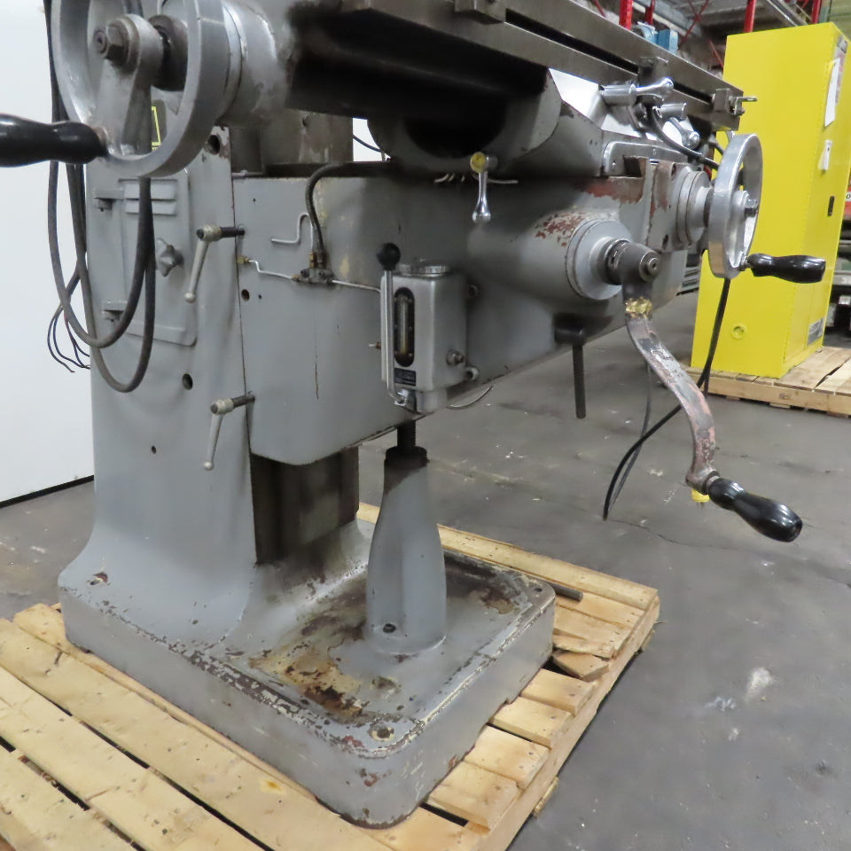 Supermax YCM-1-1/2V 42" x 9" Knee Mill 208-230/480V 3Ph 2Hp W/ DRO Power X-Axis
