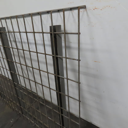 36" x 46" Wide Welded 3 Channel Double Waterfall Pallet Rack Wire Decking SALE!