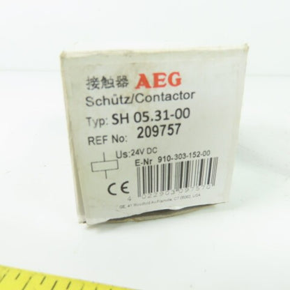 AEG SH 05.31 Contactor Relay 24VDC 3NO 1NC NEW