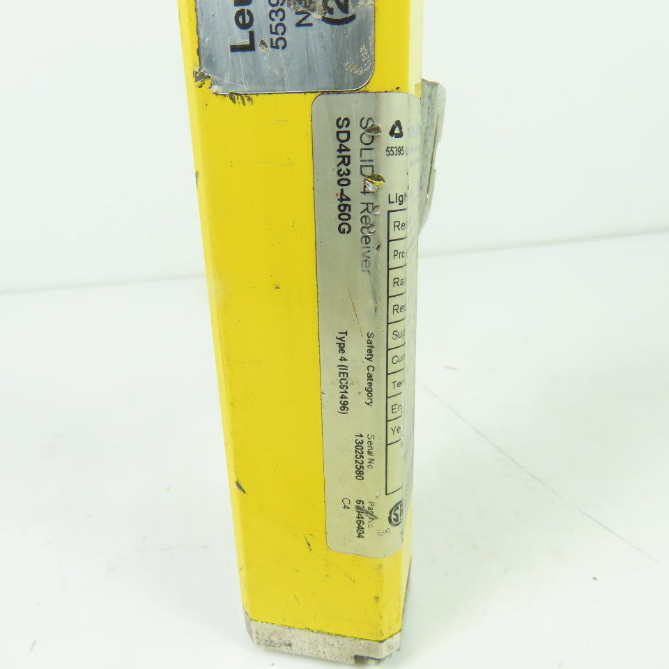 Leuze SD4R30-450G SOLID-4 Receiver Safety Light Curtain 30mm Res 450mm Height