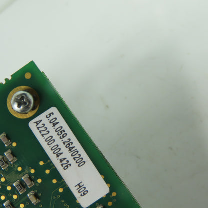 NR00-120-402 HSE Control Card 5.40 554.279-00 W/ 00-117-336