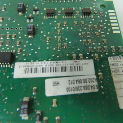 NR00-120-402 HSE Control Card 5.40 554.279-00 W/ 00-117-336