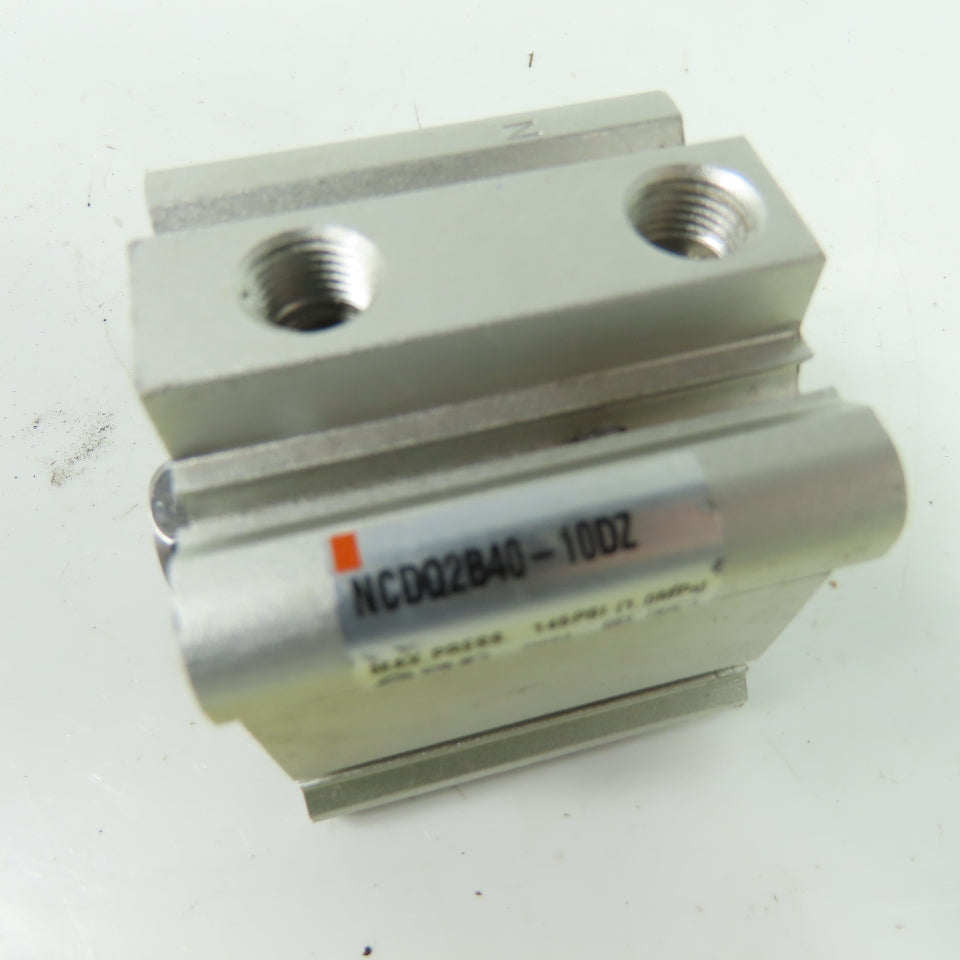 SMC NCDQ2B40-10DZ 40mm Bore 10mm Stroke Compact Air Cylinder 145PSI