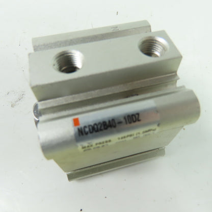SMC NCDQ2B40-10DZ 40mm Bore 10mm Stroke Compact Air Cylinder 145PSI