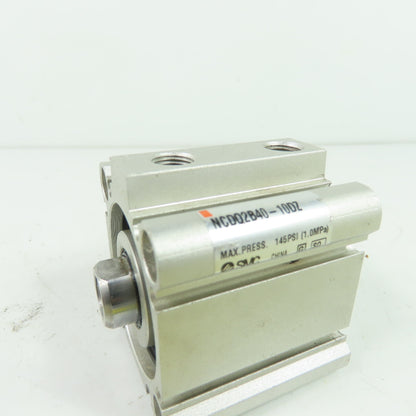 SMC NCDQ2B40-10DZ 40mm Bore 10mm Stroke Compact Air Cylinder 145PSI