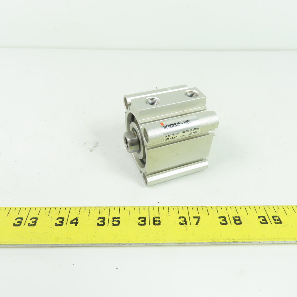 SMC NCDQ2B40-10DZ 40mm Bore 10mm Stroke Compact Air Cylinder 145PSI