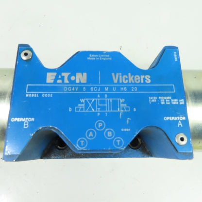 Eaton Vickers DG4V 5 6CJ M U H6 20 Hydraulic Solenoid Valve 24VDC 315 bar