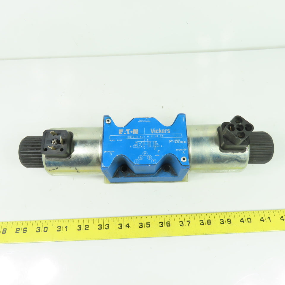 Eaton Vickers DG4V 5 6CJ M U H6 20 Hydraulic Solenoid Valve 24VDC 315 bar