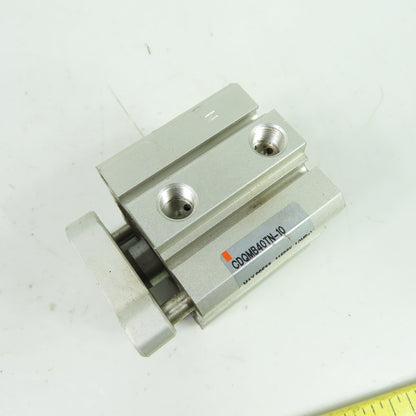 SMC CDQMB40TN-10 Pneumatic Compound Cylinder 40mm Bore 10mm Stroke 145PSI