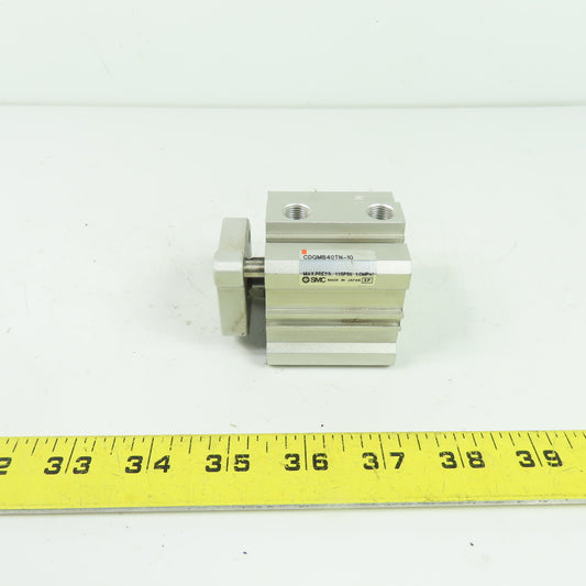 SMC CDQMB40TN-10 Pneumatic Compound Cylinder 40mm Bore 10mm Stroke 145PSI