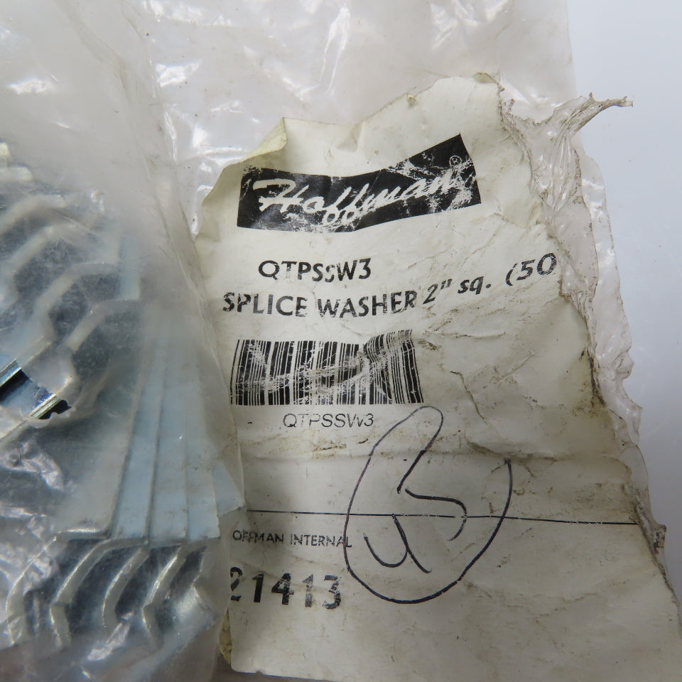 Hoffman QTPSSW3 Splice Washer 2" sq. Lot Of 45