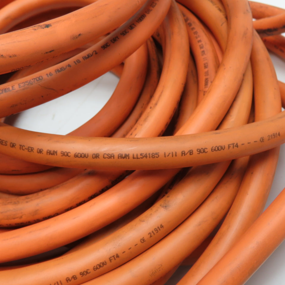 BCI-PUR-XXFPMF-16S-060 Industrial Motor Supply Cable Shielded 600V 52'