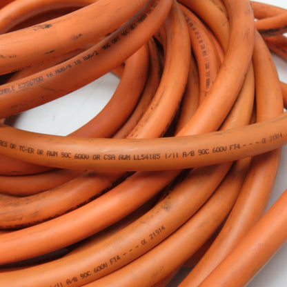BCI-PUR-XXFPMF-16S-060 Industrial Motor Supply Cable Shielded 600V 52'