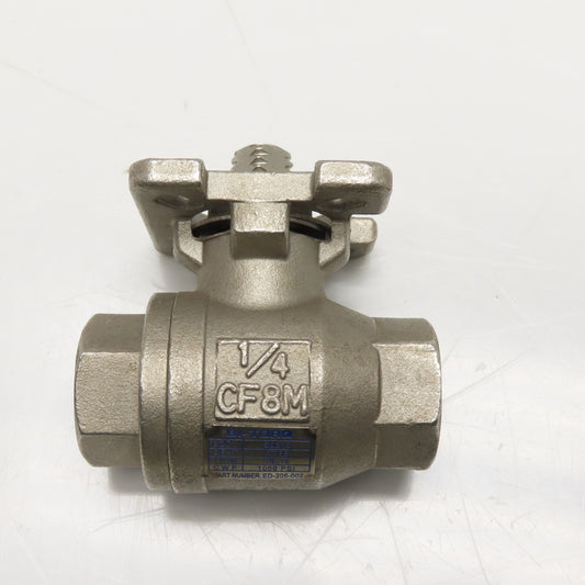 Bi-Torq ED-205-002 1/4" SS316 1000 PSI Ball Valve