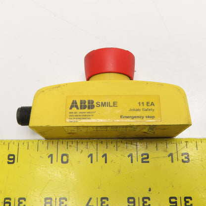 ABB 2TLA030051R0000 SMILE 11 EA Emergency Stop Button Unit 5-Pin M12 Connector