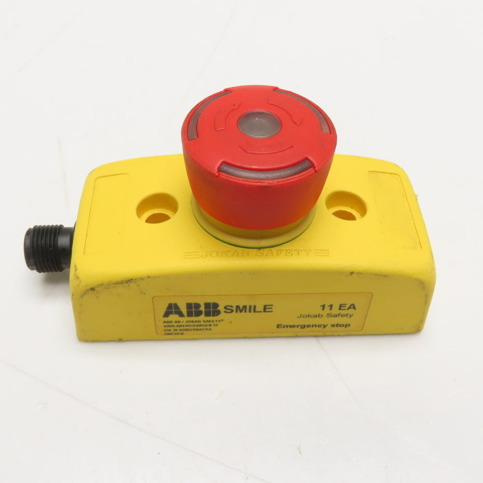ABB 2TLA030051R0000 SMILE 11 EA Emergency Stop Button Unit 5-Pin M12 C ...