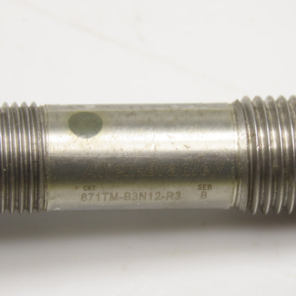 Allen-Bradley 871TM-B3N12-R3 12mm Stainless Steel Inductive Proximity Sensor