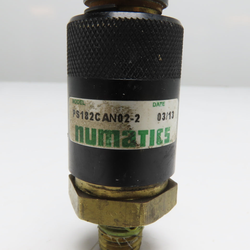 Numatics PS182CAN02-2 Adjustable Pressure Switch M12 3-Pin Connector 1/4" NPT
