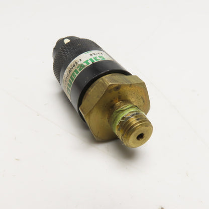 Numatics PS182CAN02-2 Adjustable Pressure Switch M12 3-Pin Connector 1/4" NPT