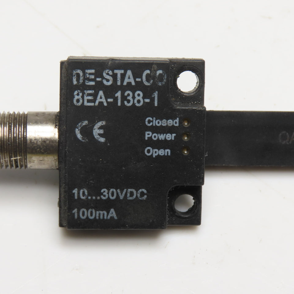 Destaco 8EA-138-1 Sensing Unit 10-30VDC 100mA 4-Pin M12 Micro Connector