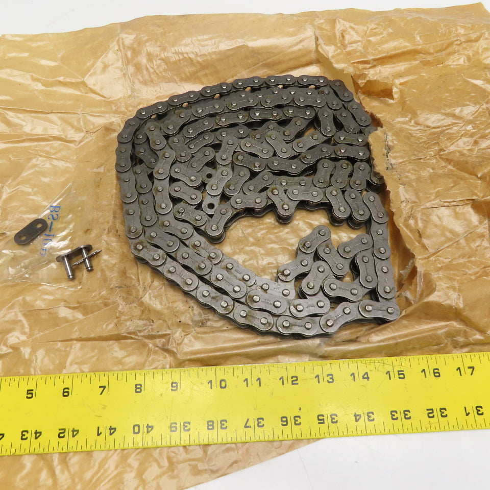 Hitachi 10B Single Strand Riveted Roller Chain 10B 10'