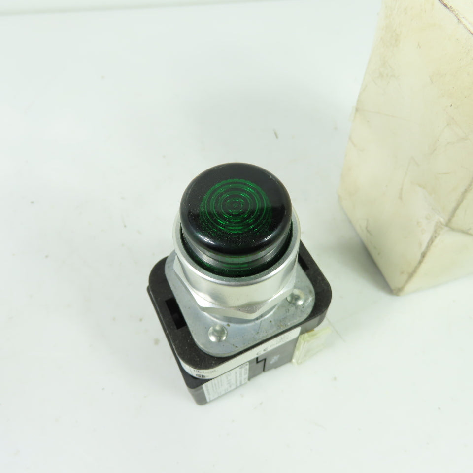 Allen-Bradley 800T-QBH2G Green Illuminated Push Button Type 4 13 Ser U 12-130V