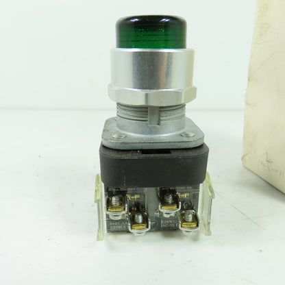Allen-Bradley 800T-QBH2G Green Illuminated Push Button Type 4 13 Ser U 12-130V