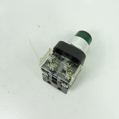 Allen-Bradley 800T-QBH2G Green Momentary Contact Push Button 12-130V 800TC-N374