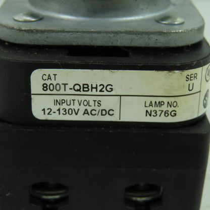 Allen-Bradley 800T-QBH2G Green Momentary Contact Push Button 12-130V 800TC-N374