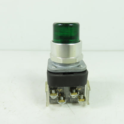 Allen-Bradley 800T-QBH2G Green Momentary Contact Push Button 12-130V 800TC-N374