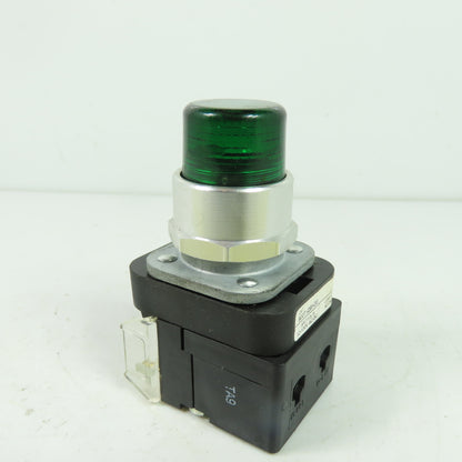 Allen-Bradley 800T-QBH2G Green Momentary Contact Push Button 12-130V 800TC-N374