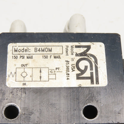 NGT B4M0M 1/4" NPT Balanced Pilot Operated Check Valve