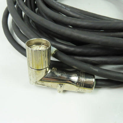 80129 AF09-00347-0001 A 19-Pin M23 Right Angle to 25-Pin D-Sub Cable Assy 50' L