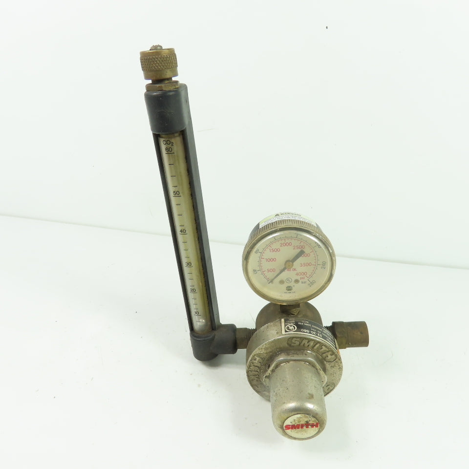 Smith 32-30-580 Inert Gas Flowmeter Regulator 3000 PSI