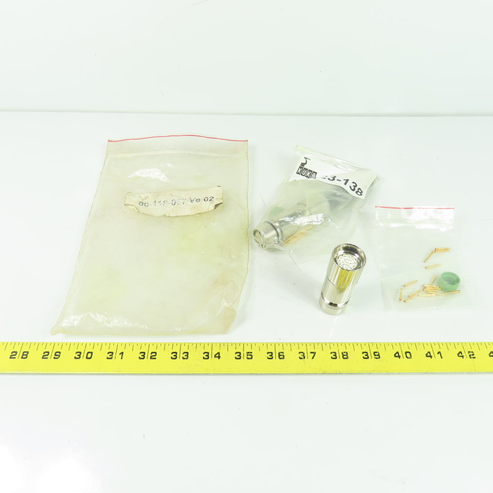 Kuka 00-118-067 Robot Circular Connector Kit 17-Pin 00-123-138