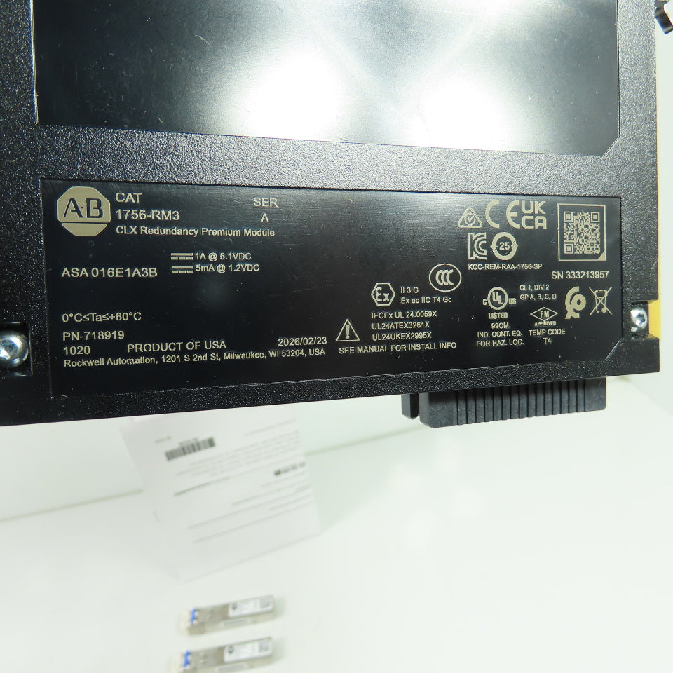Allen-Bradley 1756-RM3 ControlLogix Redundancy Premium Module Ser A FW 1.021 NEW