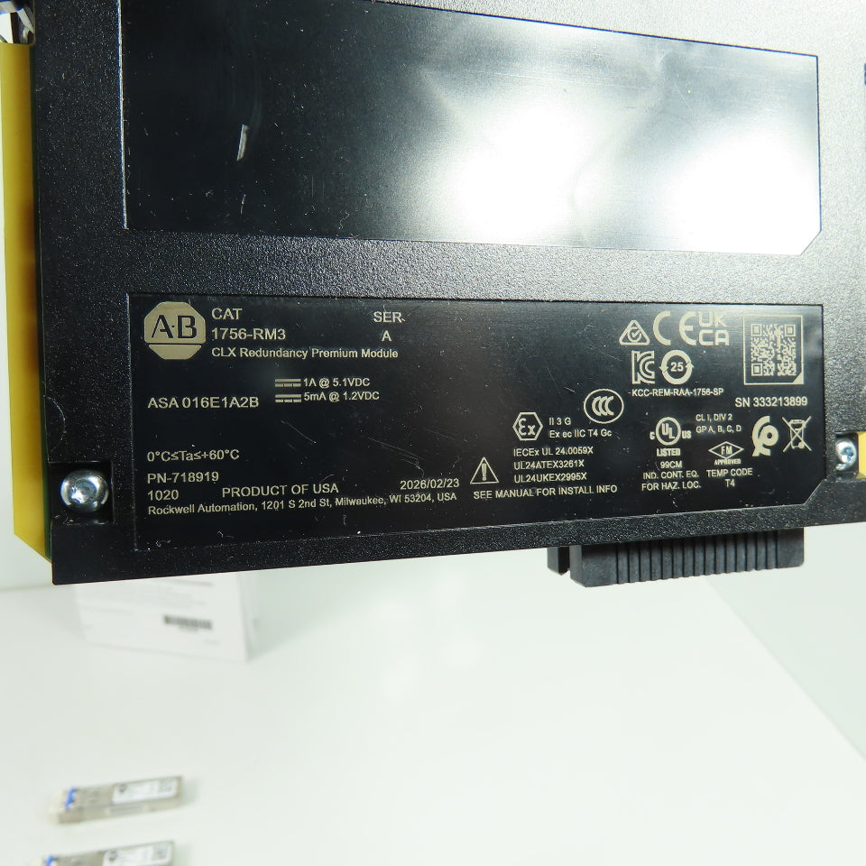 Allen-Bradley 1756-RM3 ControlLogix Redundancy Premium Module Ser A NEW