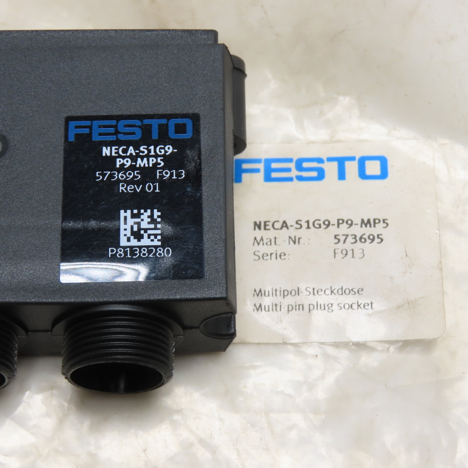 Festo 573695 NECA-S1G9-P9-MP5 Multi-Pin Plug Socket