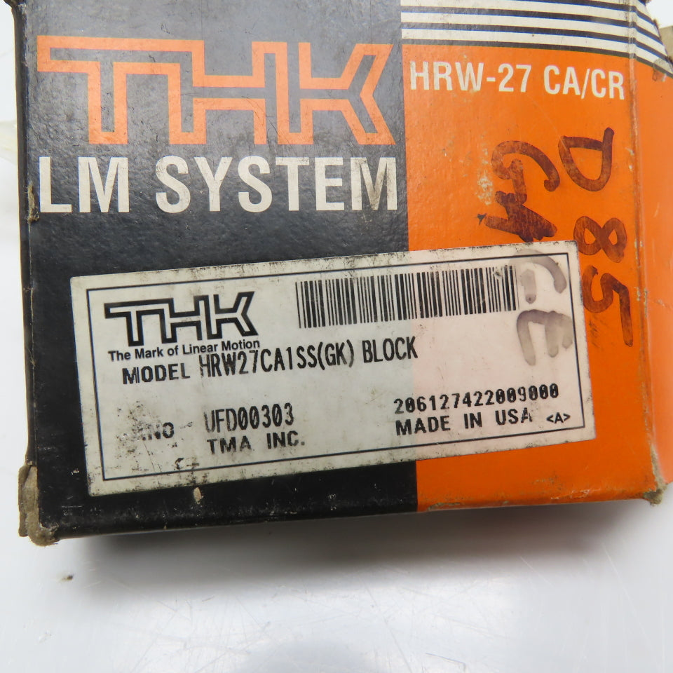 THK HRW27CA1SS(GK) Wide LM Guide Bearing Block