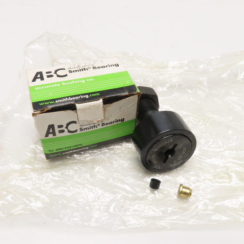 Smith Bearing MCR-47-S 47mm Heavy Duty Cam Follower Bearing M20x1.5 Thread
