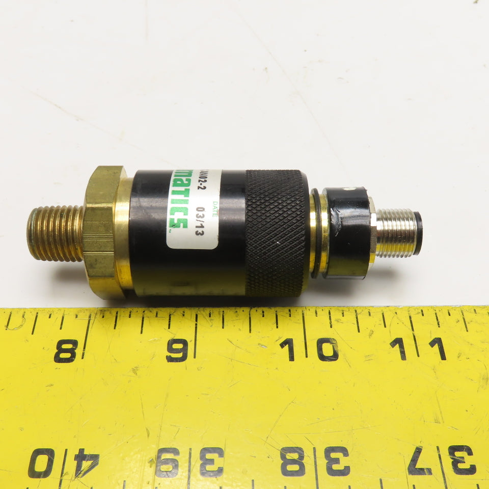 Numatics PS182CAN02-2 Adjustable Pressure Switch 4-Pin M12 Connection