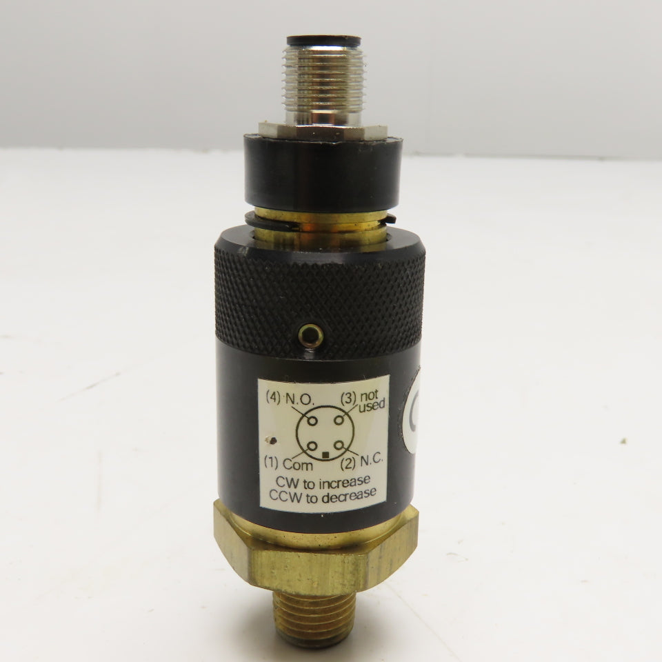 Numatics PS182CAN02-2 Adjustable Pressure Switch 4-Pin M12 Connection