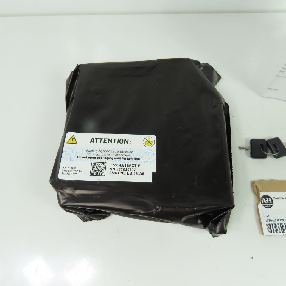 Allen-Bradley 1756-L81EPXT ControlLogix 5580 Process XT Controller SerB FW 1.070