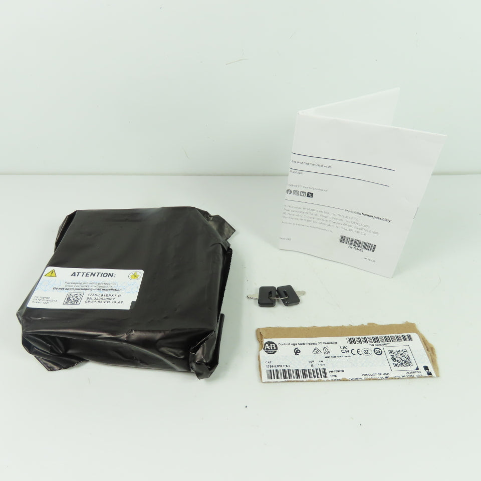 Allen-Bradley 1756-L81EPXT ControlLogix 5580 Process XT Controller SerB FW 1.070