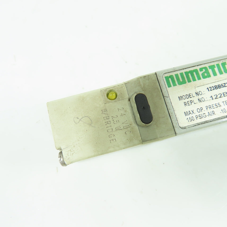 Numatics 122BB5Z2MN00061 24VDC 150 PSIG Pneumatic Solenoid Valve