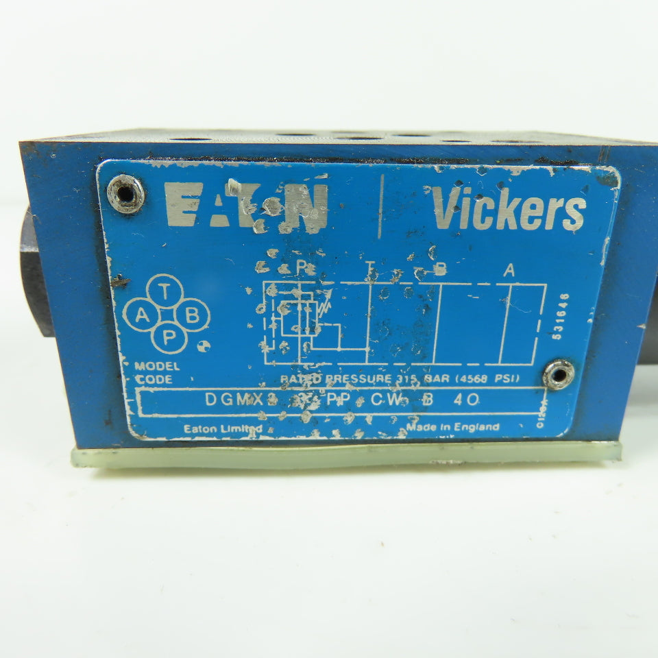 Vickers DGMX2-3-PP-CW-B-40 Pressure Reducing Flow Control Valve